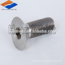 Tornillo de tapa de titanio M6-1 Pitch X 23mm Flat Head Star Drive